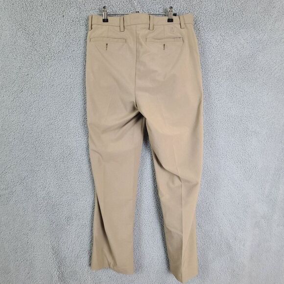 FootJoy FJ Performance Athletic Fit Golf Pants Golfing Mens Sz 32 X 30 Tan Beige - Picture 2 of 7